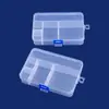 Caixa Embalagem Plástica PP Multifuncional Caixa de Peças com 5 Compartimentos Acessórios de Ferragens Parafusos Equipamentos de Pesca Brinquedos Caixa de Armazenamento para Clipes de Papel