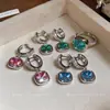 Pendientes Cuadrados Geométricos de Zirconia Transfronterizos Europeos y Americanos Diseño Versátil Pendientes de Nicho Lujo Ligero Pendientes de Gama Alta