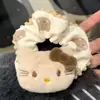 Lazo Creativo Lindo de Pingüino Pez de Dibujos Animados para el Cabello para Mujeres con Cabeza de Bola y Coleta Lateral Diadema Peluche Otoño e Invierno