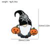 Broche de Halloween de dibujos animados muñeco sin rostro anciano sin rostro mago sin rostro insignia de fantasma de calabaza accesorios versátiles