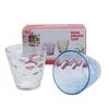 Tazas de Vidrio Transparente Coloreadas Resistentes al Calor Set para el Hogar Tazas de Gota de Lluvia Tazas de Té Tazas para Cerveza Jugo Tazas para Agua Regalos para Eventos