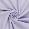 Tejido de Punto Acanalado 220Glulu 80% Nylon 20% Spandex Alta Elasticidad Tejido para Ropa Deportiva de Yoga