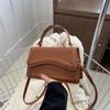 Moda Nicho Design Bag Feminino 2024 Início da Primavera Nova Bolsa Feminina Cor Sólida Casual Bolsa Ombro Crossbody Bag Trendy