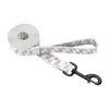 Coleira Estampada Geométrica para Pet Coleira para Cachorro com Transferência de Calor Múltiplas Cores Coleira para Cachorro Fábrica de Origem Atacado