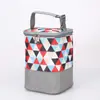 2024 Nueva Bolsa Portátil para Biberón de Tela Oxford Aislamiento de Papel de Aluminio Frío en stock Bolsa de Almuerzo para Salir de Mamá