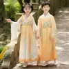 Hanfu para Niños 2026 Nuevo Estilo Estilo Antiguo Chino Traje Tang Super Hada Disfraz Antiguo Infantil Vestido Infantil Atuendo de Presentación Otro