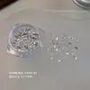 Paquete Mixto de Pedrería de Zirconia para Uñas con Base Plana Mini, Pedrería Blanca Forma Marquise Forma de Diamante Súper Brillante Forma Irregular Pequeña para Decoraciones de Uñas