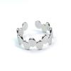 Anillo de apertura de acero de titanio antiguo de gran venta que no se desvanece, diseño de nicho para amantes del anillo de acero inoxidable, joyería al por mayor
