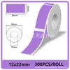 Las mini pegatinas térmicas sintéticas a prueba de cuatro del fabricante son adecuadas para papel de etiqueta térmica autoadhesivo de color D30/D35/P15