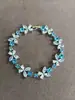 Pulseira Abridora Flor de Zircônia de Luxo Leve Francesa Simples Moderna Versátil Pulseira de Temperamento Design de Nicho Joia de Mão Feminina