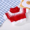 Roupas de Boneca Suéter de Tricô, Roupas de Boneca em Fio Listrado Multicor com Estampa de Coração, Tops para Vestir Bonecas no Atacado