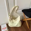 Bolso de hombro grande de capacidad para mujer, casual y simple, para el trabajo, nuevo 2026, moda vintage nicho, bolsa de mano para el trabajo