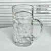 Vaso de Vidrio Engrosado de Gran Capacidad con Asa Taza de Té de Frutas para Restaurante Vaso de Agua Vaso para Jugos Vaso para Cerveza Vaso para Cerveza de Barril