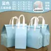 Bolsas personalizadas para llevar café y té de leche, bolsas para empaquetar bebidas de té de frutas, bolsas tote aisladas de tela no tejida para té de leche con impresión de logotipo