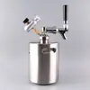 Barril de Acero Inoxidable 304 para Segunda Fermentación de Elaboración de Cerveza Artesanal, Barril de Transferencia para Entrega de Cerveza Casera, Dispensador Automático de Cerveza con CO2, Pistola de Cerveza para Bar