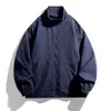 Nueva chaqueta deportiva casual de otoño de moda para hombre, top de trabajo holgado para exteriores, chaqueta cortavientos ligera