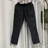 Cp Cross-Border Company Pantalones Casuales de Metal y Nailon con Múltiples Bolsillos, Cordón y Estilo Jogger de Ropa de Trabajo en Varios Colores, Estilo Americano