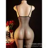 Lingerie transfronteiriça de comércio exterior, body com abertura na virilha, fácil de remover, revelando o peito, sexy, rasgável à mão, meias sedutoras, roupas eróticas provocantes, estilo europeu e americano
