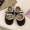 Zapatos de Algodón con Encaje 2026 Velcro Suela Plana Nuevo Otoño Invierno Zapatos Birkenstock Tacón Oculto para Mujer Viajes Diarios Más Terciopelo Cálido