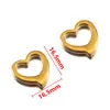 Colgante Retro Sencillo de Acero Inoxidable 304 con Forma de Corazón Textura de Alta Gama Accesorios de Joyería Colgante para Collar DIY