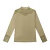 Ropa Interior para Mujer de Manga Larga, Ajustada, con Encaje y Retazos, Cuello Alto, para Primavera y Otoño, Múltiples Colores