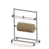 Estante para film estirable, estante para plástico de burbujas, estante de embalaje, estante para material de empaque, estante para corte de material en rollo, estante para plástico de burbujas con cortador