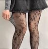 Medias de Rejilla Florales de Encaje Talla Grande, Medias Jacquard Sexy de Malla Pequeña para Mujer, Medias Finas de Verano, Provocativas y Sexy