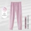 Pijama de Franela Yu Zhaolin para Mujer en Invierno, Forrado de Felpa, Engrosado, Pantalones de Dibujos Animados Cálidos, Pantalones Casuales Usables para el Hogar
