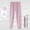 Pijama Popular de Franela de Doble Cara para Mujer, Pantalones de Terciopelo Engrosados, Pantalones Casuales Cálidos Confortables para el Hogar de Otoño e Invierno