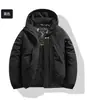 Popular Jaqueta de Grafeno 2024 Atualizada Masculina Outono e Inverno Veludo Espessado Quente Algodão Jaqueta Corta-vento e Impermeável