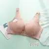 Roupa íntima feminina plus size top tubinho fino sutiã sem aro quatro botões confortável respirável ajustável