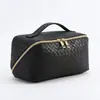 Bolsa de Cosméticos con Patrón Tejido Transfronterizo de Amazon, Bolsa de Almacenamiento para Viaje, Neceser de Alto Valor, Bolso de Mano, Bolsa de Cosméticos Tipo Almohada