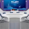 Mesa de Conferência Grande em Arco Mesa de Conferência Redonda com Pintura a Pó Personalizada Mesa Redonda Criativa Branco Simples Moderno Escritório