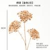 Flores de Ano Novo Folhas Pequenas de Eucalipto Romã Dourada de Ano Novo Caqui Flores Simuladas Frutos de Azevinho Balde da Sorte Materiais Atacado