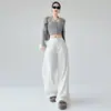 Calça Jeans Feminina, Calça Jeans Wide Leg, Calça Jeans Reta Solta, Calça Jeans Branca, Jeans Feminino de Xintang, a Capital do Jeans