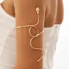 Accesorios Yongge Estilo Minimalista Único Transfronterizo Pulsera de Brazo de Estrella de Mar con Diseño de Línea Anillo Abierto de Mariposa para Mujer