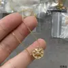 Collar con Brújula de Estrella de Ocho Puntas DiJia para Mujer, Cadena para Clavícula con Diseño de Nácar Blanco y Ágata, Pulsera Geométrica de Capas para Combinar
