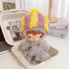 Solo ropa de muñeca: Colgante de muñeca de peluche de vinilo de la serie Hirono Road Log, conjunto de ropa para muñeca Hirono, abrigo, sombrero