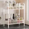 Estante de Almacenamiento para Condimentos, Estante de Almacenamiento para Utensilios de Cocina, Portavasos Doméstico, Estante de Almacenamiento Multicapa Multifuncional para Condimentos en Encimera