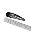 Clip de gota de pintura negra, clip lateral de 3 a 9 cm, protección del medio ambiente de Guangdong, clip BB, clip para el cabello DIY, accesorios al por mayor