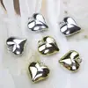 Dongdaemun nuevos aretes colgantes tridimensionales brillantes de corazón de durazno dulce cool collar de amor cadena para clavícula accesorios de joyería bolsa