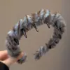 Diadema de Peluche Especial para Lavado Facial Coreano Diadema Exquisita de Alta Gama para Chicas Pinza para el Cabello Esponjosa Pinza para el Cabello Goma para el Cabello Tocado