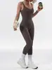 Mono de Yoga Transfronterizo para Mujer con Tirantes, Hermoso Diseño de Espalda, Body de Fitness, Control de Abdomen, Realce de Glúteos Durazno, Mono Deportivo