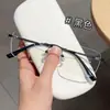 Novos Armações de Óculos Sem Aro Masculinas Ultra Leves Estilo Business Casual Armação de Titânio Fabricante de Danyang Atacado Podem Ser Equipadas com Lentes de Grau