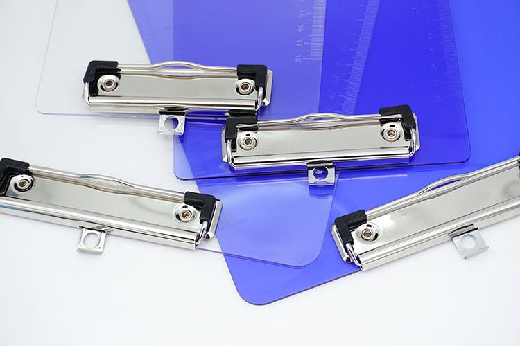 透明/透蓝色塑料板夹