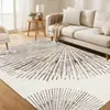 Alfombra de sala de estar plegable lavable de cachemira sintética vintage desgastada transfronteriza con base antideslizante de TPR y pelo corto para dormitorio