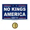 Bandera Americana de 3x5 pies Sin Reyes Bandera Transfronteriza Pancarta Personalizada Tela de Poliéster Bandera de Doble Cara