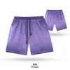 Comercio Exterior Talla Europea Pantalones de Hombre Lavado Sucio Shorts de Algodón para Hombre Verano Pantalones Casuales Degradado Lavado Viejo