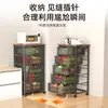 Estante Extraíble para Almacenamiento de Frutas y Verduras para Cajón de Gabinete de Cocina Sin Instalación Requerida Estante de Almacenamiento Multicapa Móvil Debajo del Fregadero para Platos y Tazones