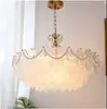 Lámparas de Mesa para Comedor, Pasillo de Bar de Moda Nórdica, Lámpara de Araña de Cristal Creativa para Dormitorio, Iluminación de Lujo Moderno y Sencillo